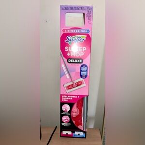 Swiffer Sweep + Mop Deluxe in Pink and White